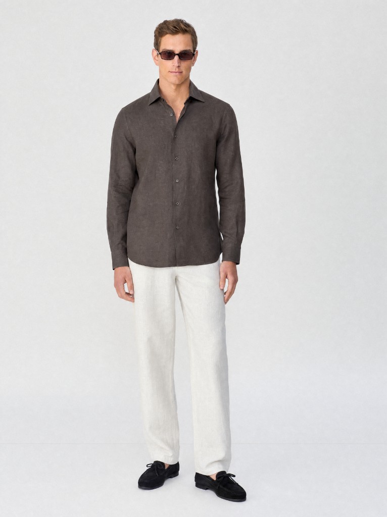 Linen Shirt & Trousers