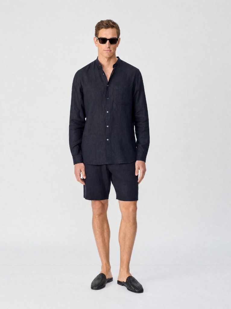 Linen Shorts Set